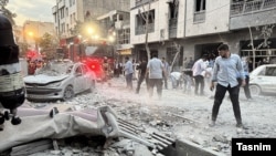 Damage from an Israeli attack on Tehran on June 13, 2025.