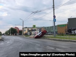 Наступствы шторму ў Магілёве. 10 ліпеня 2025