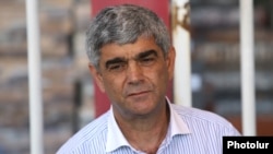 Armenia -- Retired General Vitaly Balasanian is pictured after negotiating with gunmen occupying a police station in Yerevan, July 23, 2016. 