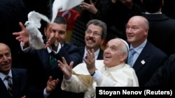 Папа Францішак (1936-2025) у 2014 годзе