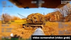 Український НРК в об'єктиві російського ударного FPV-дрона