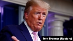 Брифинг Дональда Трампа