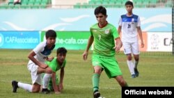 Яке аз бозиҳои дастаи Тоҷикистон бо тими Қирғизистон