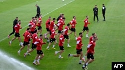 Тренировка сборной Грузии