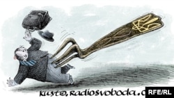 Політична карикатура. Автор – Олексій Кустовський