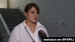 Անհետ կորածի մայր Արմինե Ներսիսյանը զրուցում է «Ազատության» հետ, Երևան, 4-ը հունիսի, 2025թ.