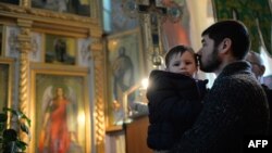 Храм РПЦ в городе Комрат в Гагаузии (Молдавия)