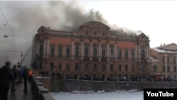 Возгорание во дворце Белосельских-Белозерских в Санкт-Петербурге