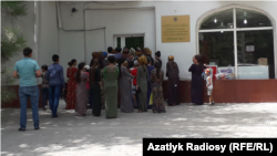 Очередь за  продуктами в Ашхабаде
