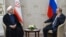 Ирандын президенти Хасан Роухани менен Орусиянын президенти Владимир Путин. 