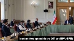 نشست هیئت‌های افغانستان و طالبان در تهران