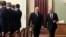 Президент Владимир Путин и премьер Михаил Мишустин перед заседанием правительства России