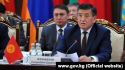 Президент Кыргызстана Сооронбай Жээнбеков.