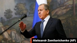 ՌԴ ԱԳ նախարար Սերգեյ Լավրովը պատասխանում է լրագրողների հարցերին, Մոսկվա, 29-ը մարտի, 2018 թ․ 