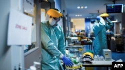 Инфекционное отделение в бельгийской больнице 