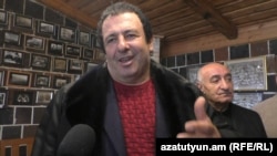 Armenia -- Businessman Gagik Tsarukian speaks to RFE/RL in Gyumri, 11Dec2016