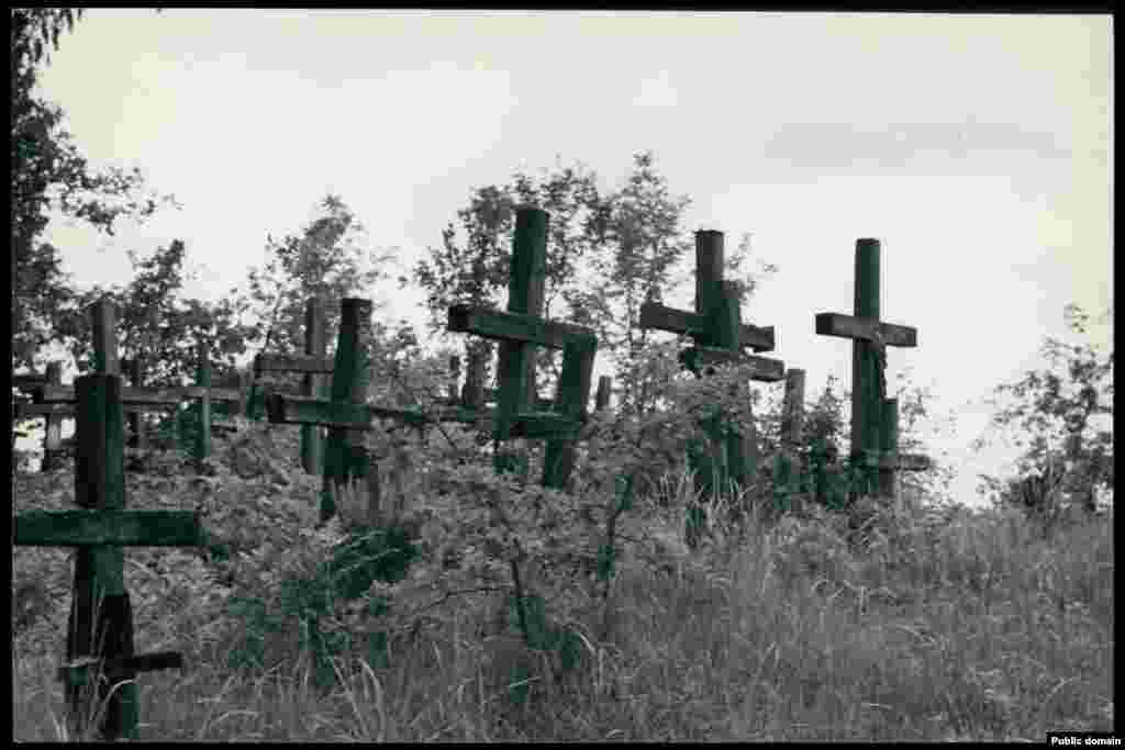 Могілкі ў вёсцы Цьмень на Століншчыне