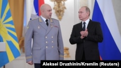 Сергей Суровикин и Владимир Путин