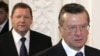 Премьер-министры России и Белоруссии Виктор Зубков и Сергей Сидорский (справа налево) во время встречи в Минске, 2007. Фото ИТАР-ТАСС/ Михаил Климентьев