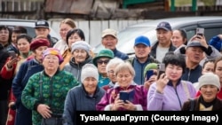 На открытии нового дугана