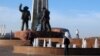Монумент металлургам в Темиртау. 