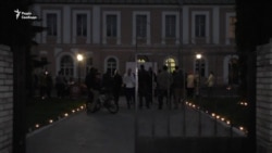 «Коридор світла» запалили в Глухові в пам’ять про загиблих під Іловайськом (відео)