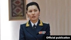 Аида Салянова в бытность генеральным прокурором КР (архивное фото).