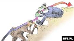 Karikaturany çeken Mihail Zlatkow