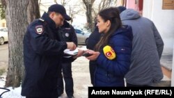 Крым, задержание журналистов СТБ