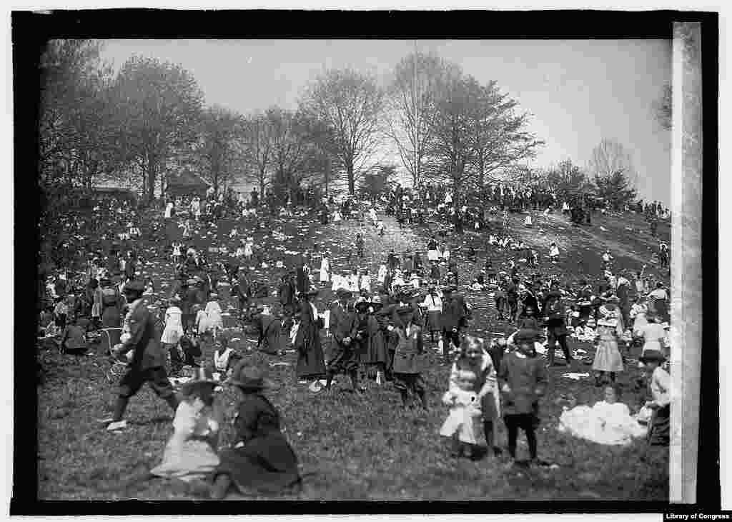 Вашингтондогу Улуттук зоопаркта 55 миң кишинин катышуусунда Пасха майрамы белгиленип жаткан учур.&nbsp;