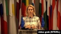 Кіраўніца замежнай палітыкі Эўразьвязу Кая Калас. Архіўнае фота