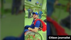 قدرت‌الله یوسفزی، بازیکن تیم ملی کریکت با ویلچر افغانستان