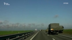 У Криму триває інтенсивне переміщення російської військової техніки (відео)