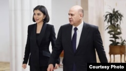Саида Мирзиёева, Михаил Мишустин. Москва. 2025-жылдын 29-майы.
