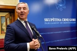 Long-ruling Montenegrin President Milo Djukanovic is expected to seek reelection in 2023. (file photo)