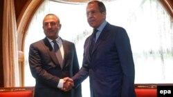 Ռուսաստանի և Թուրքիայի արտգործնախարարներ Սերգեյ Լավրովն ու Մևլութ Չավուշօղլուն, արխիվ