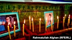 الیاس داعی خبرنگار رادیو آزادی در هلمند، یما سیاووش خبرنگار پیشین طلوع نیوز