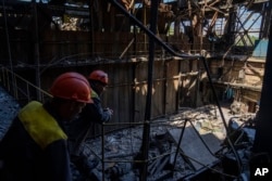 Результат російського ракетного обстрілу у одну з теплоелектростанцій ДТЕК. 2 травня 2024 року