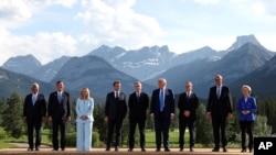 Участники встречи G7 в Канаде