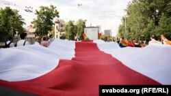 Беларуская калёна на «Baltic Pride» 7 чэрвеня. 
