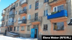 Казакстандагы көп кабаттуу үй. Иллюстрация