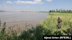 Река Амударья со стороны афганской провинции Кундуз