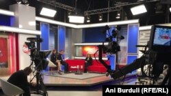 "Рустави-2" телеканалынын студиясы.
