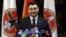 Armenia - Eduard Sharmazanov, spokesman for the ruling Republican Party, at a news conference in Yerevan, 15Feb2017.