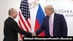 Ռուսաստանի և ԱՄՆ-ի նախագահներ Վլադիմիր Պուտինը և Դոնալդ Թրամփը, արխիվ