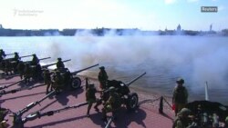 Putin Attends Navy Day Parade