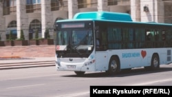 Автобус в Бишкеке. Иллюстративное фото.  