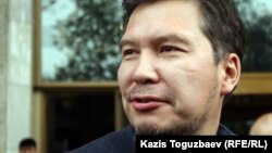 «Руханият» жасылдар партиясының бұрынғы төрағасы, азаматтық белсенді  Серікжан Мәмбеталин. 