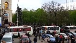 Прощание с погибшими в Славянске