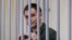 Trevor Reed appears during his trial in a Moscow courtroom in March 2020.